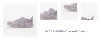 Hoka One One® W Clifton 8 Lilac Marble/ Elderberry 1