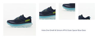 Hoka One One® W Stinson ATR 6 Outer Space/ Blue Glass 1