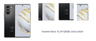 Huawei Nova 10, 8/128GB, starry black 1