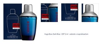 Hugo Boss Dark Blue - EDT 2 ml - odstrek s rozprašovačom 1