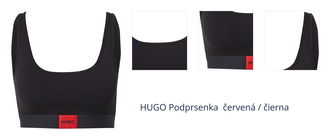 HUGO Podprsenka  červená / čierna 1