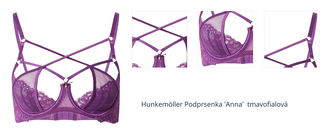 Hunkemöller Podprsenka 'Anna'  tmavofialová 1