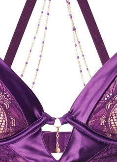 Hunkemöller Podprsenka 'Belladonna II'  tmavofialová 5