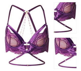 Hunkemöller Podprsenka 'Belladonna II'  tmavofialová 3