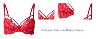 Hunkemöller Podprsenka 'Charlotta'  červená 1