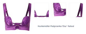 Hunkemöller Podprsenka 'Elsa'  fialová 1