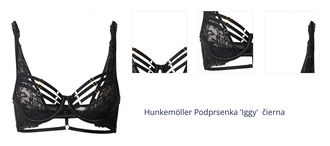 Hunkemöller Podprsenka 'Iggy'  čierna 1