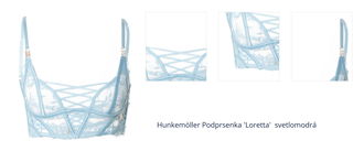 Hunkemöller Podprsenka 'Loretta'  svetlomodrá 1