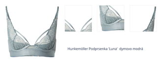 Hunkemöller Podprsenka 'Luna'  dymovo modrá 1