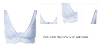 Hunkemöller Podprsenka 'Mika'  svetlomodrá 1