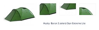Husky  Baron 3 zelená Stan Extreme Lite 1