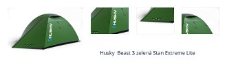Husky  Beast 3 zelená Stan Extreme Lite 1