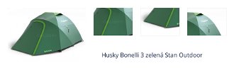 Husky Bonelli 3 zelená Stan Outdoor 1