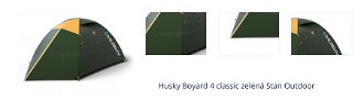 Husky Boyard 4 classic zelená Stan Outdoor 1