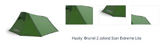 Husky  Brunel 2 zelená Stan Extreme Lite 1
