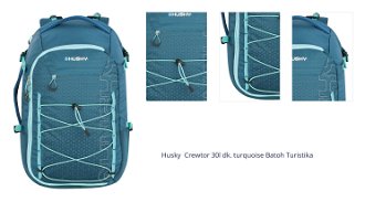 Husky  Crewtor 30l dk. turquoise Batoh Turistika 1