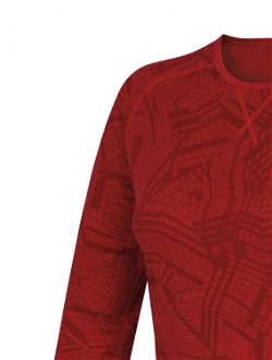 Husky  Dámske tričko s dlhým rukávom červená, S Merino termoprádlo 6