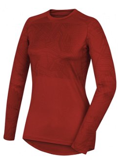 Husky  Dámske tričko s dlhým rukávom červená, S Termoprádlo Active Winter 2