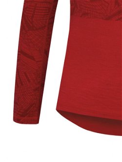 Husky  Dámske tričko s dlhým rukávom červená, XL Merino termoprádlo 8