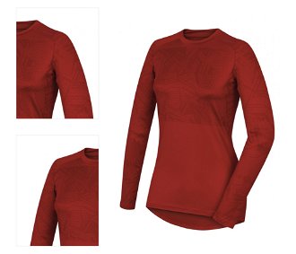 Husky  Dámske tričko s dlhým rukávom červená, XL Termoprádlo Active Winter 4