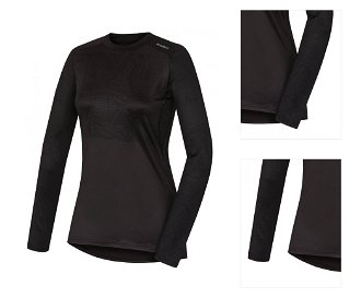 Husky  Dámske tričko s dlhým rukávom čierna, S Termoprádlo Active Winter 3