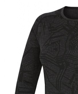Husky  Dámske tričko s dlhým rukávom čierna, XL Merino termoprádlo 6