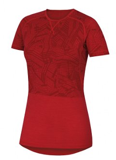 Husky  Dámske tričko s krátkym rukávom červená, XL Merino termoprádlo 2