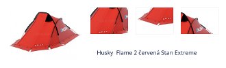 Husky  Flame 2 červená Stan Extreme 1
