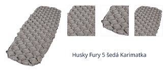 Husky Fury 5 šedá Karimatka 1