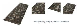 Husky Fuzzy Army 3,5 khaki Karimatka 1