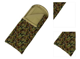 Husky  Gizmo Army -5°C khaki Dekový trojsezónny spací vak 3