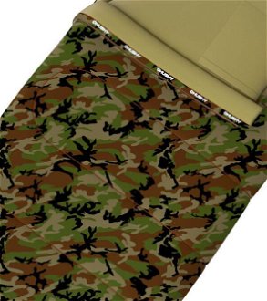 Husky  Gizmo Army -5°C khaki Dekový trojsezónny spací vak 5