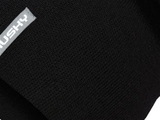 Husky  Merhat 2 čierna, L-XL Pánska merino čiapka 5