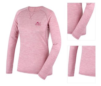 Husky  Merow L faded pink, XL Merino termoprádlo tričko 3