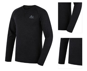 Husky  Merow M black, XL Merino termoprádlo tričko 3