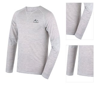 Husky  Merow M light grey, XL Merino termoprádlo tričko 3