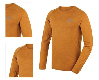 Husky  Merow M mustard, XL Merino termoprádlo tričko 4