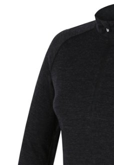 Husky  Merow zips L black, XL Merino termoprádlo tričko 6