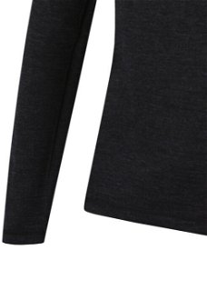 Husky  Merow zips L black, XL Merino termoprádlo tričko 8