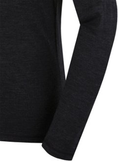 Husky  Merow zips M black, XXXL Merino termoprádlo tričko 9