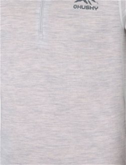 Husky  Merow zips M light grey, L Merino termoprádlo tričko 5