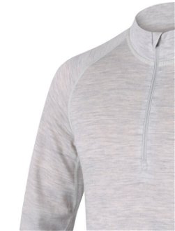 Husky  Merow zips M light grey, XXL Merino termoprádlo tričko 6