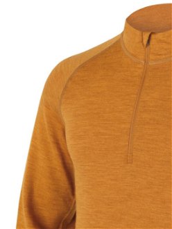Husky  Merow zips M mustard, XL Merino termoprádlo tričko 6