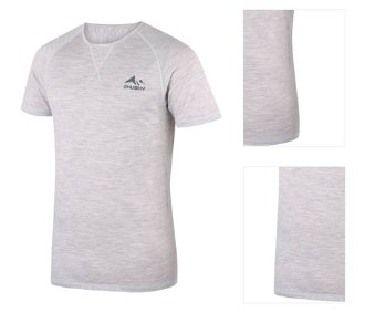 Husky  Mersa M light grey, XL Merino termoprádlo tričko 3