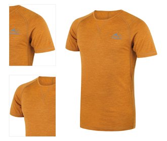 Husky  Mersa M mustard, XL Merino termoprádlo tričko 4