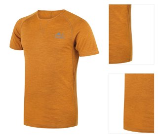 Husky  Mersa M mustard, XXXL Merino termoprádlo tričko 3