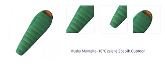 Husky Montello -10°C zelená Spacák Outdoor 1