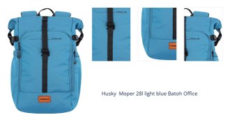 Husky  Moper 28l light blue Batoh Office 1