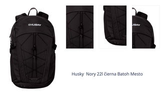 Husky  Nory 22l čierna Batoh Mesto 1