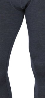 Husky  Pánske nohavice antracit, L Merino termoprádlo 5